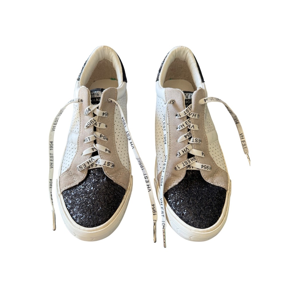 Vintage Havana Glitter Star Sneakers Womens Size 9 Low Top